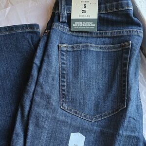 Duluth Trading Co Women's Straight Leg Jeans - Blue